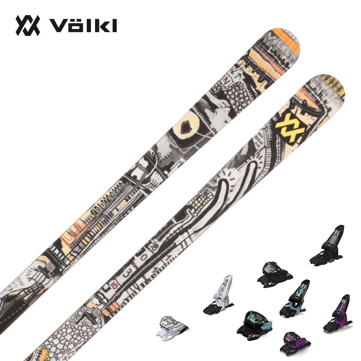 【新款预售】【特殊原因不能发中国】VOLKL〔滑雪板〕＜2027＞REVOLT 86 / V2610160 / +<26>GRIFFON 13 GW