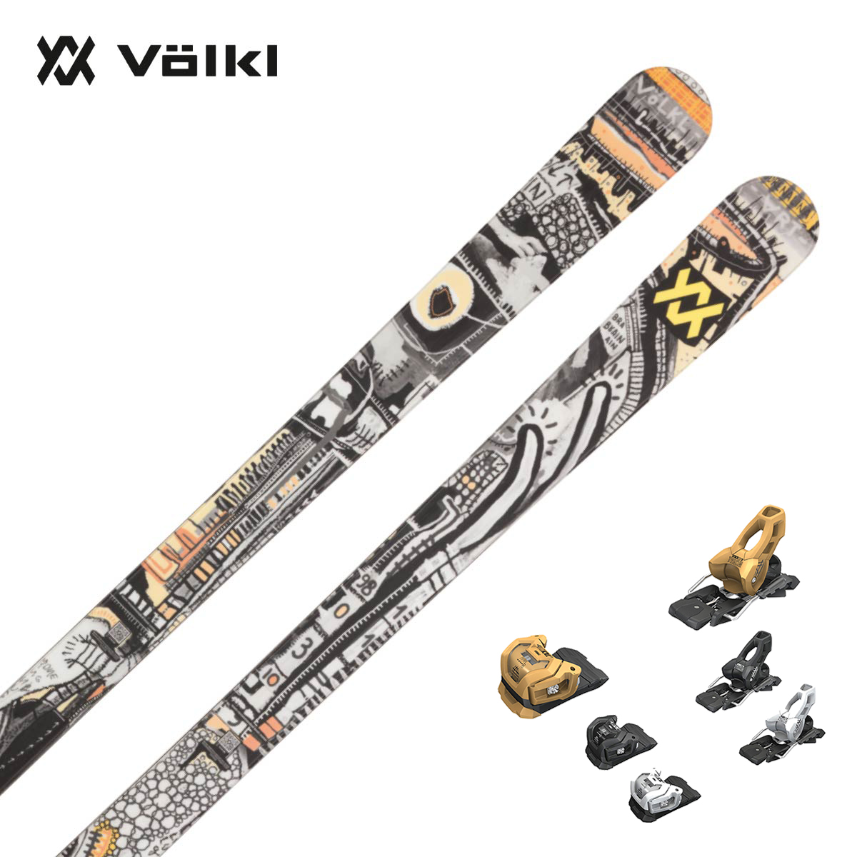 VOLKL〔滑雪板〕＜2027＞REVOLT 86 / V2610160 / +<27>ATTACK LYT 11 GW