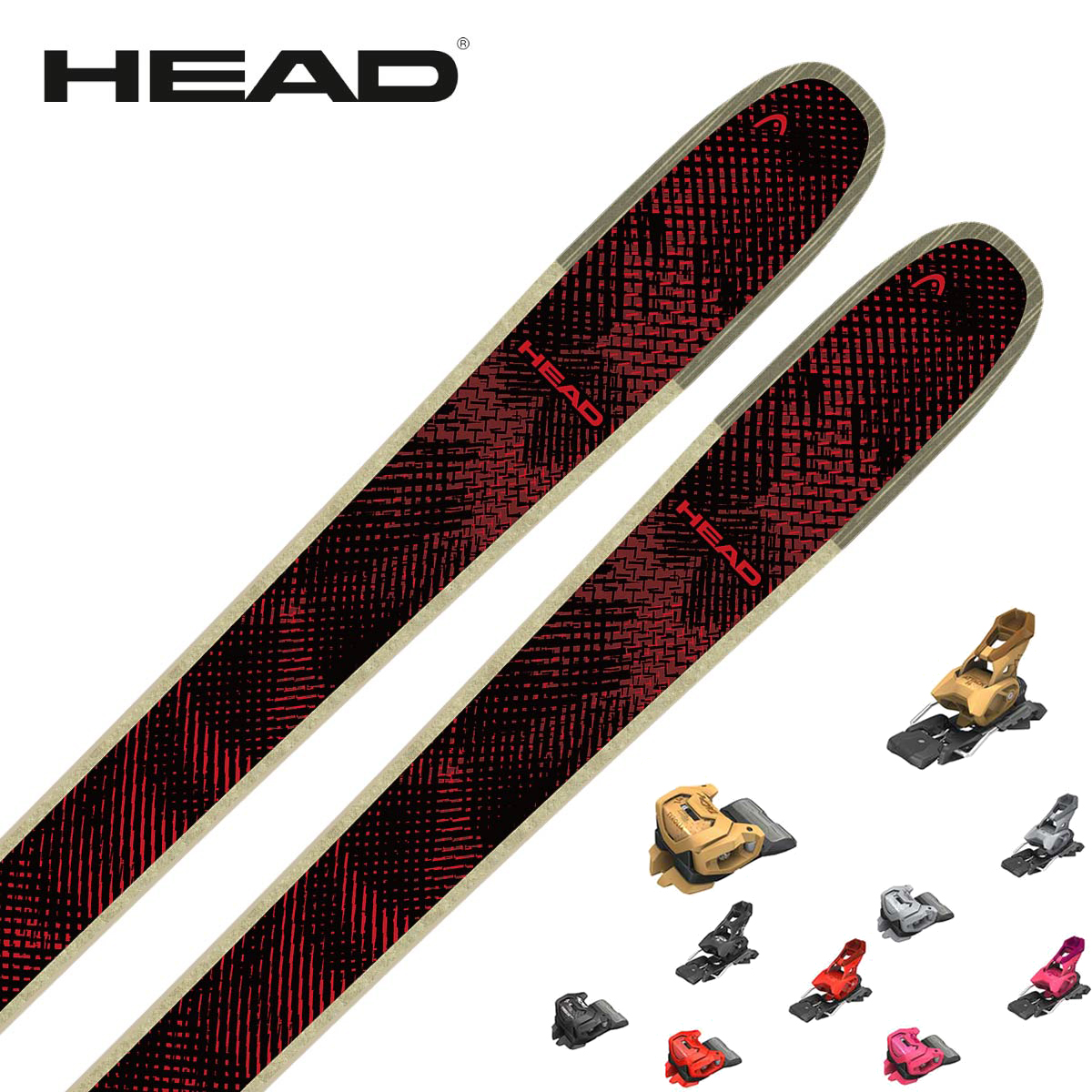 【新款预售】HEAD〔滑雪板〕＜2027＞KORE 100 Ti / 315436 / +<27>ATTACK 14 GW