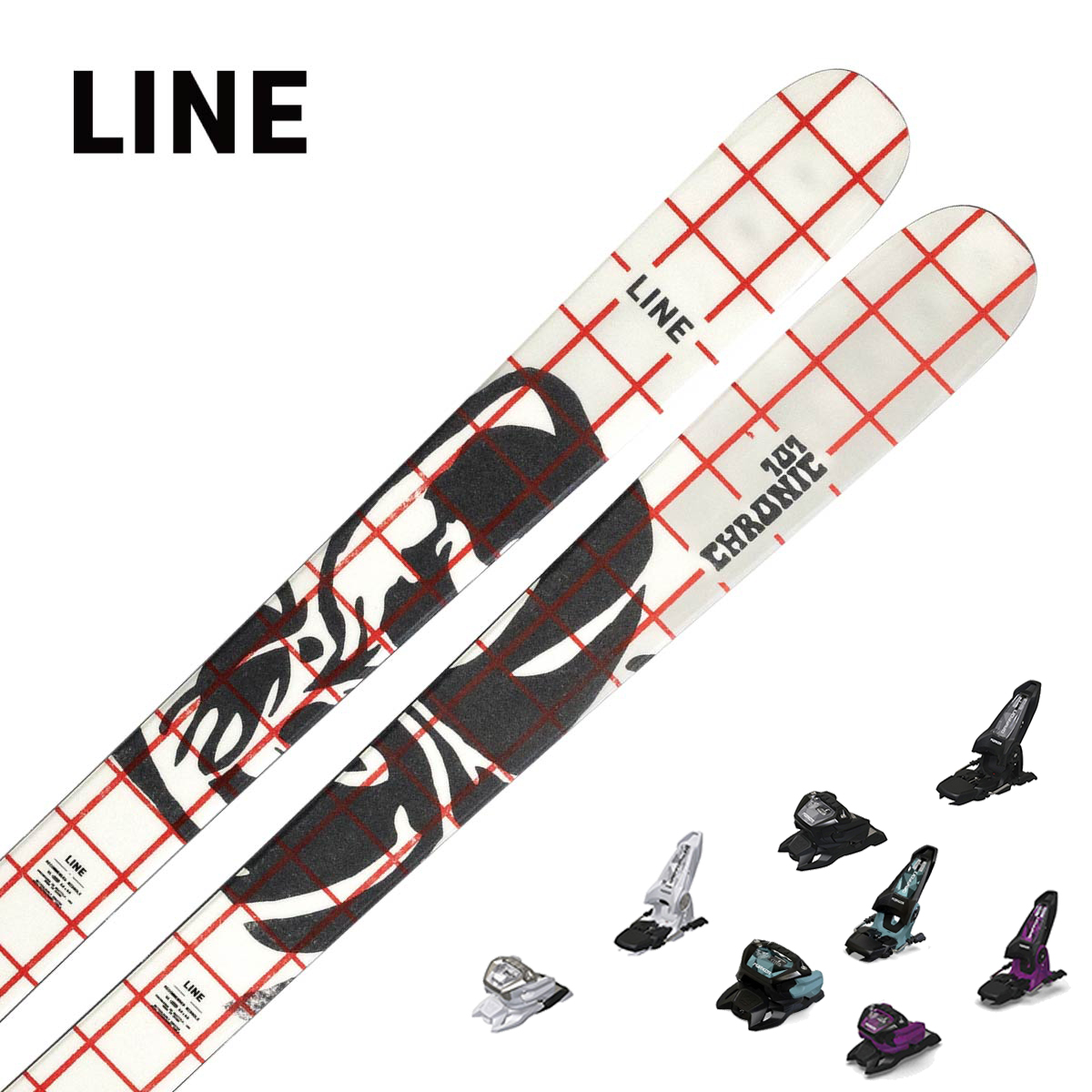 【新款预售】【特殊原因不能发中国】LINE〔滑雪板〕＜2027＞CHRONIC 101 / LN261772 / +<26>GRIFFON 13 GW