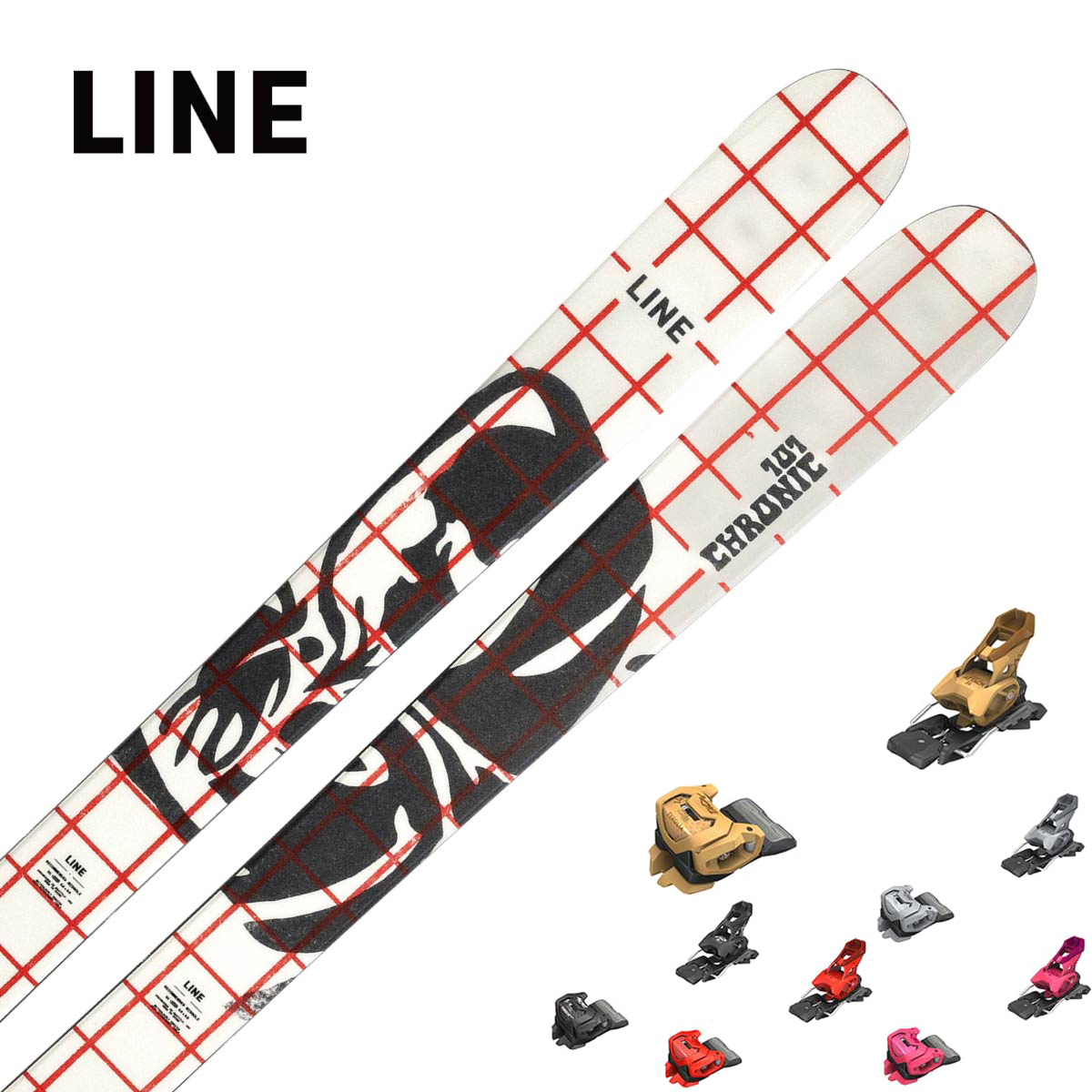 【新款预售】【特殊原因不能发中国】LINE〔滑雪板〕＜2027＞CHRONIC 101 / LN261772 / +<27>ATTACK 14 GW