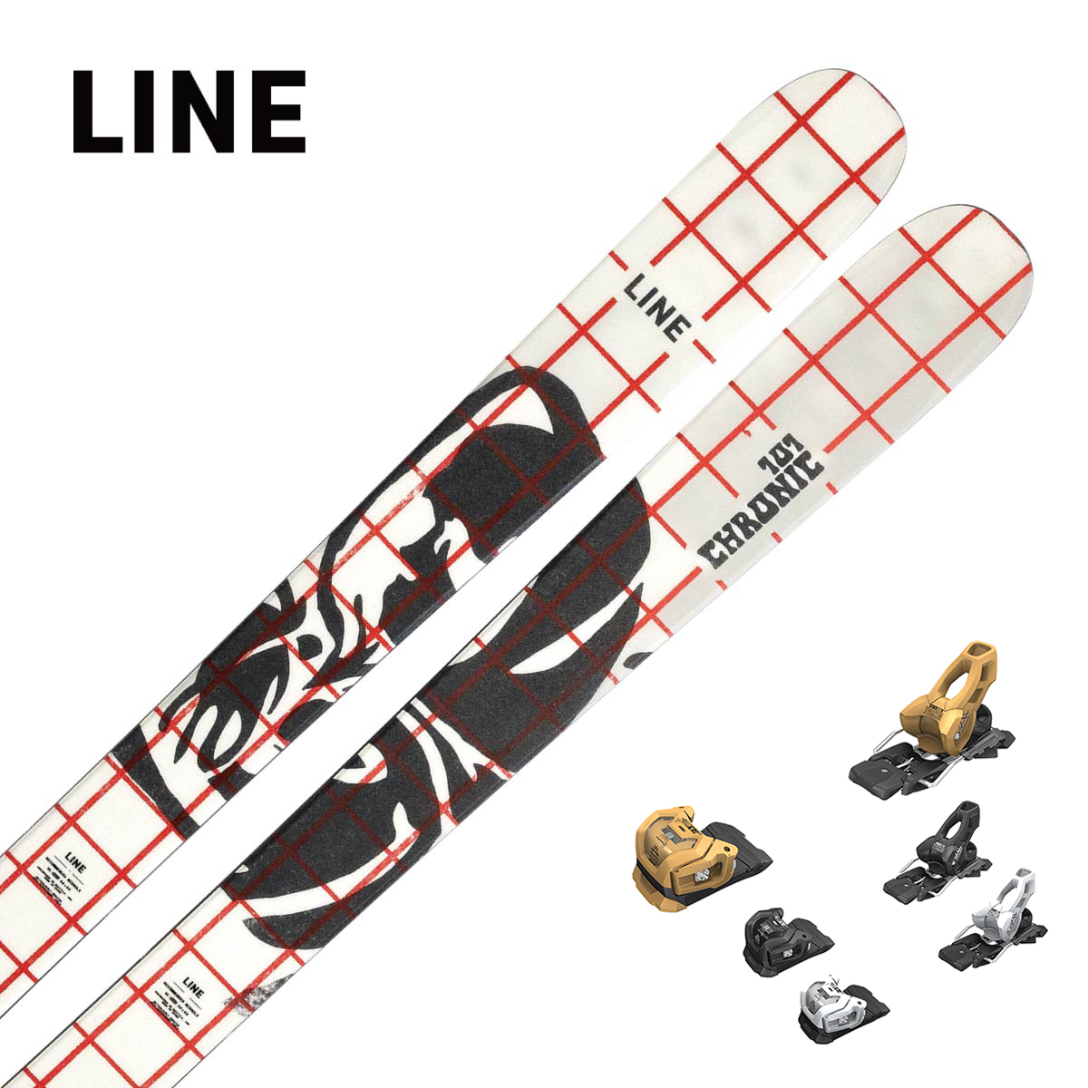 【新款预售】【特殊原因不能发中国】LINE〔滑雪板〕＜2027＞CHRONIC 101 / LN261772 / +<27>ATTACK LYT 11 GW