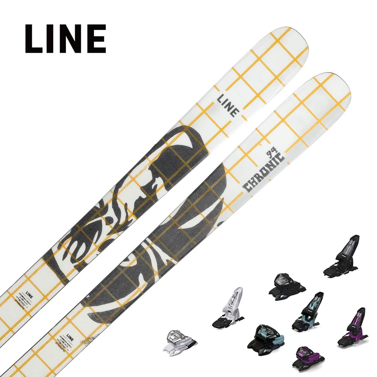 【新款预售】【特殊原因不能发中国】LINE〔滑雪板〕＜2027＞CHRONIC 94 / LN261773 / +<26>GRIFFON 13 GW