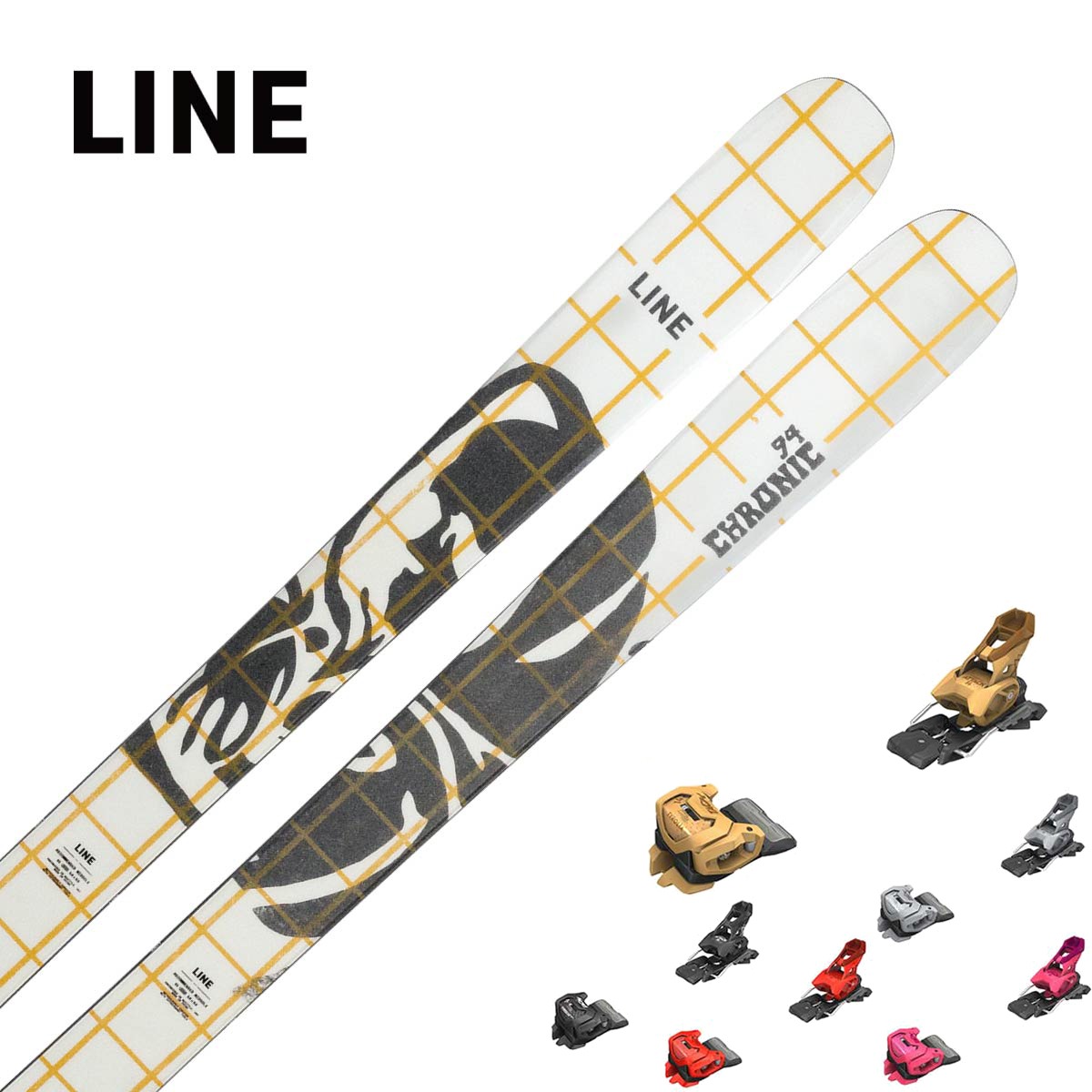 【新款预售】【特殊原因不能发中国】LINE〔滑雪板〕＜2027＞CHRONIC 94 / LN261773 / +<27>ATTACK 14 GW