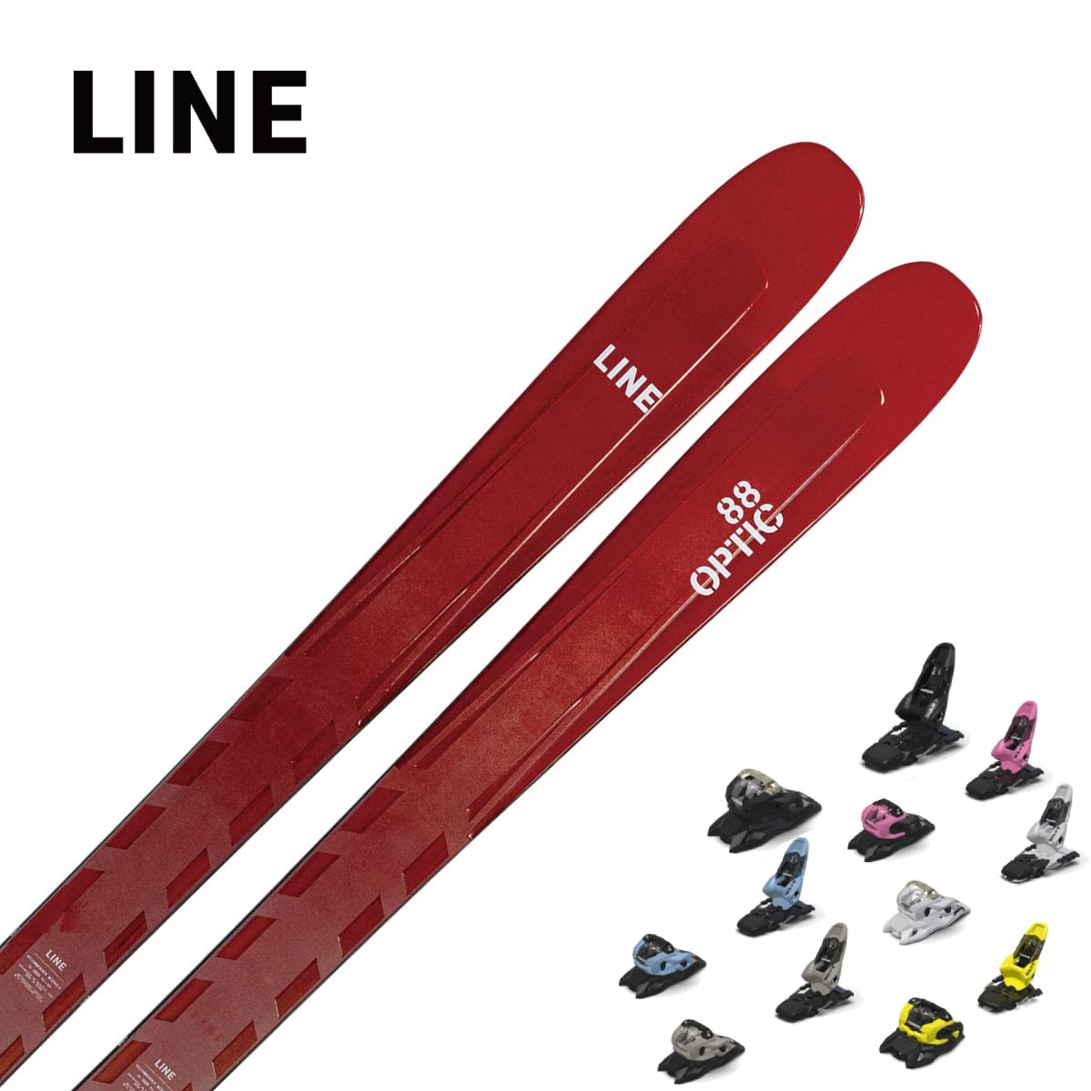 【新款预售】【特殊原因不能发中国】LINE〔滑雪板〕＜2027＞OPTIC 88 / LN261761 / +<27>SQUIRE 11