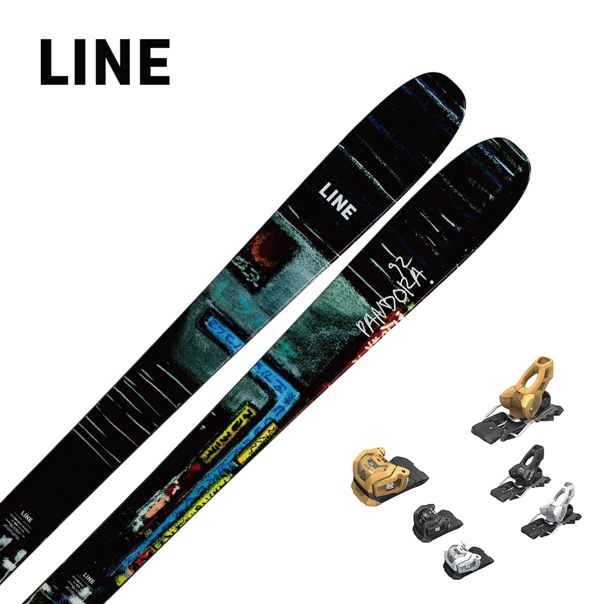 LINE〔滑雪板〕＜2027＞PANDORA 92 / LN261765 / +<27>ATTACK LYT 11 GW