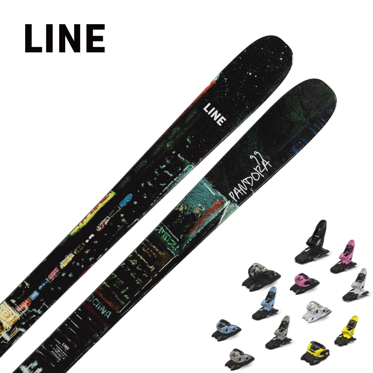 【新款预售】【特殊原因不能发中国】LINE〔滑雪板〕＜2027＞PANDORA 99 / LN261764 / +<27>SQUIRE 11