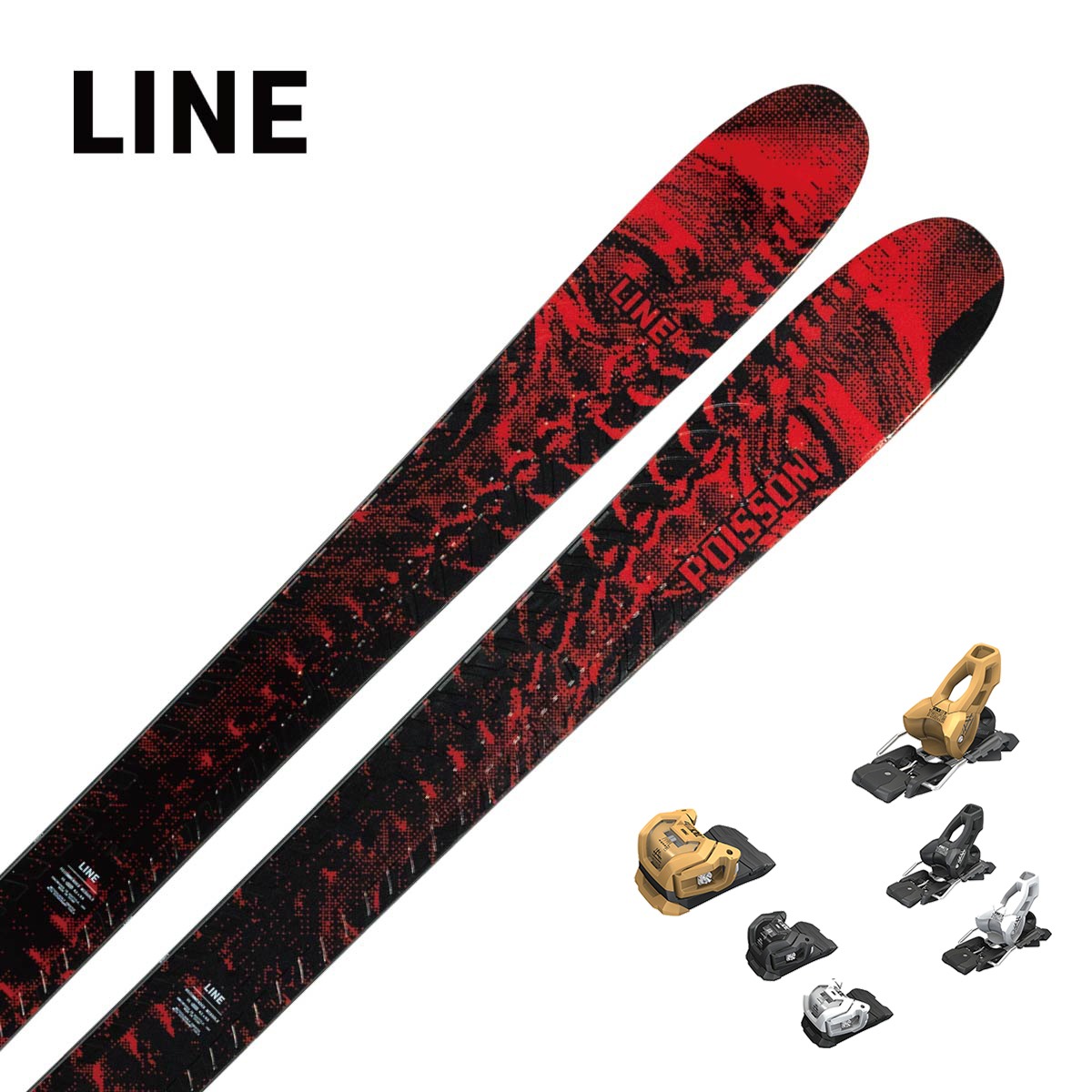 LINE〔滑雪板〕＜2027＞POISSON / LN261750 / +<27>ATTACK LYT 11 GW