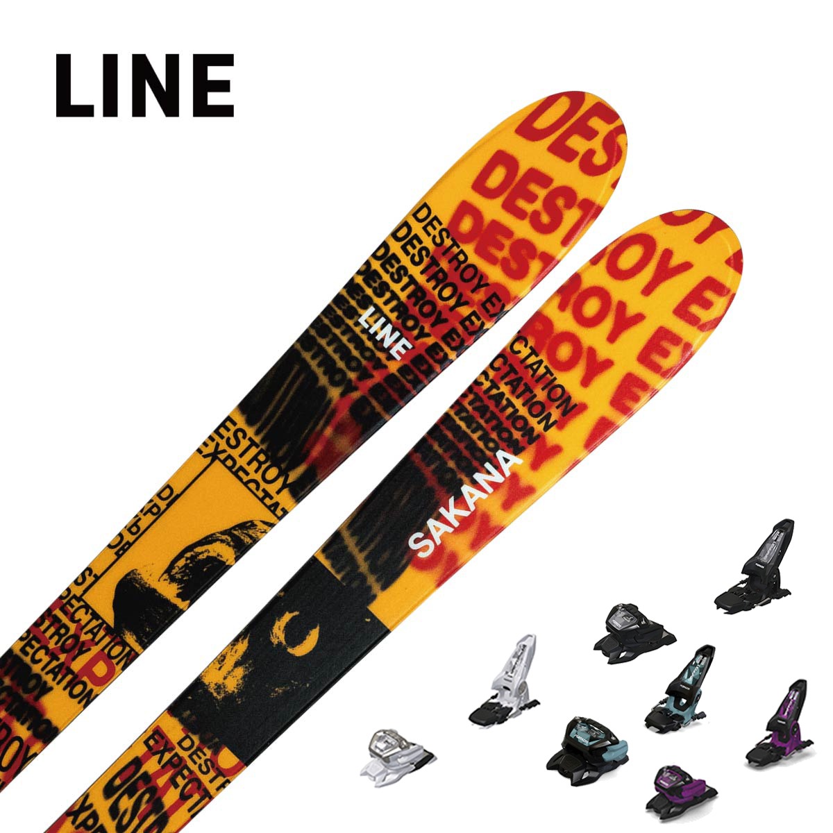 【新款预售】【特殊原因不能发中国】LINE〔滑雪板〕＜2027＞SAKANA / LN261751 / +<26>GRIFFON 13 GW