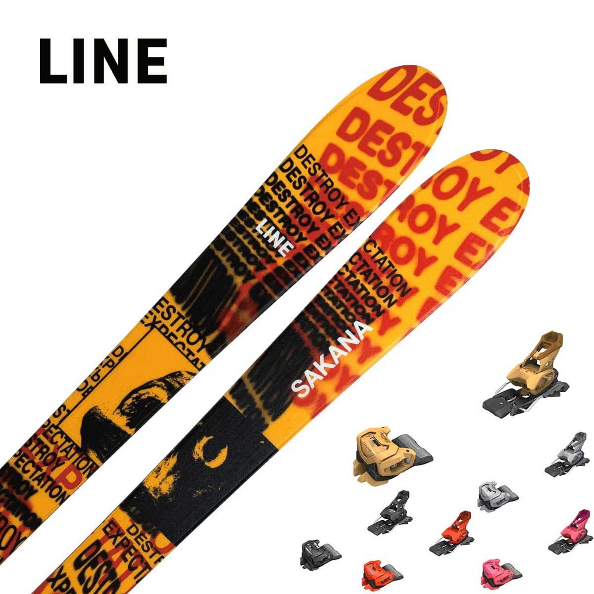 【新款预售】【特殊原因不能发中国】LINE〔滑雪板〕＜2027＞SAKANA / LN261751 / +<27>ATTACK 14 GW