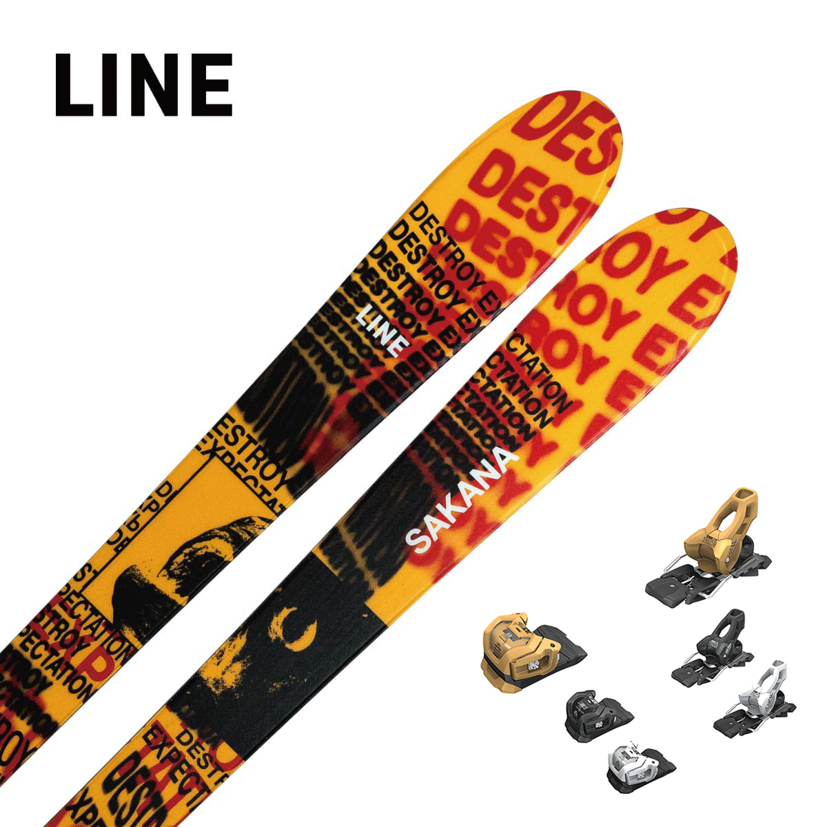 【新款预售】【特殊原因不能发中国】LINE〔滑雪板〕＜2027＞SAKANA / LN261751 / +<27>ATTACK LYT 11 GW