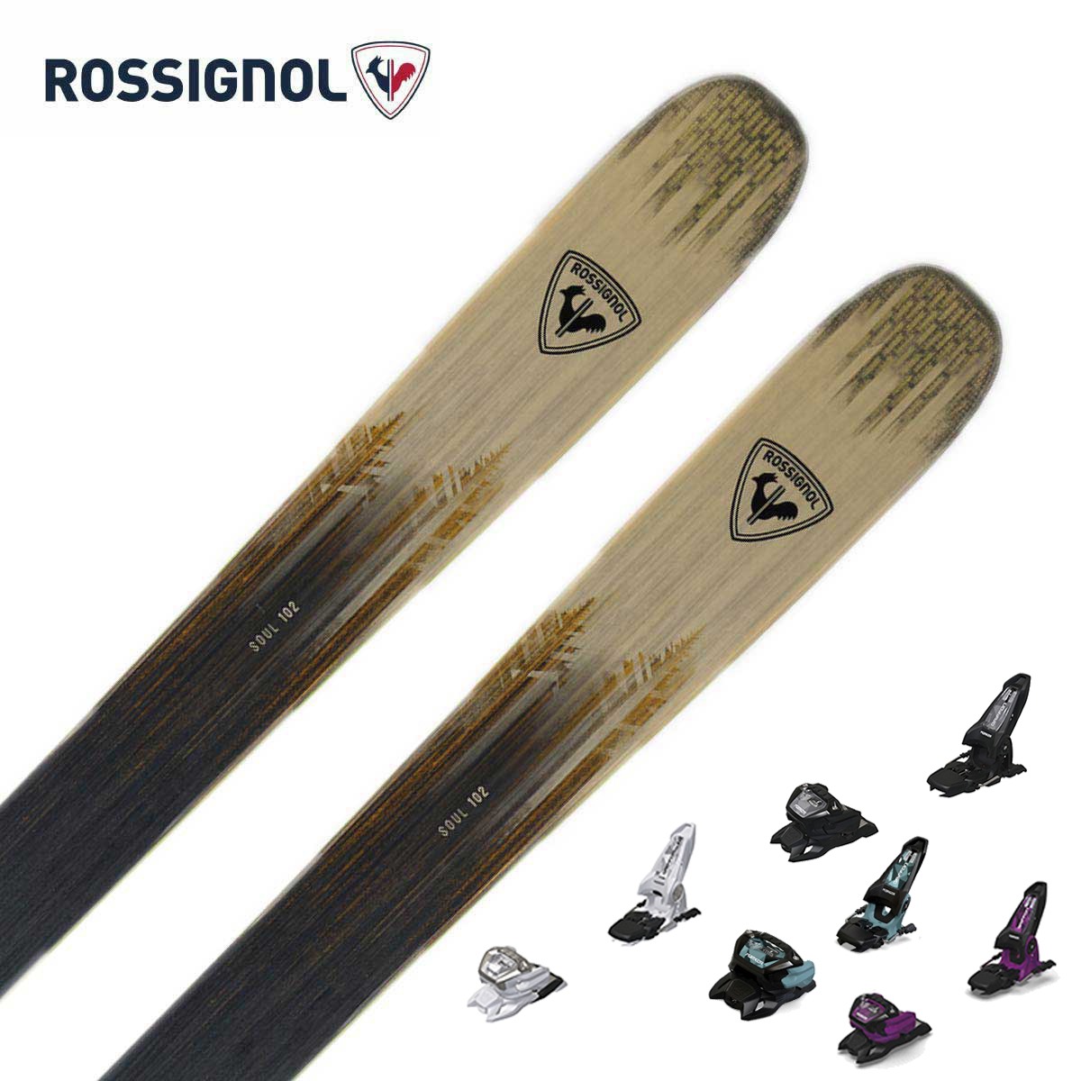 【新款预售】ROSSIGNOL〔滑雪板〕＜2027＞SOUL 102 OPEN / RAPMR03 / +<26>GRIFFON 13 GW