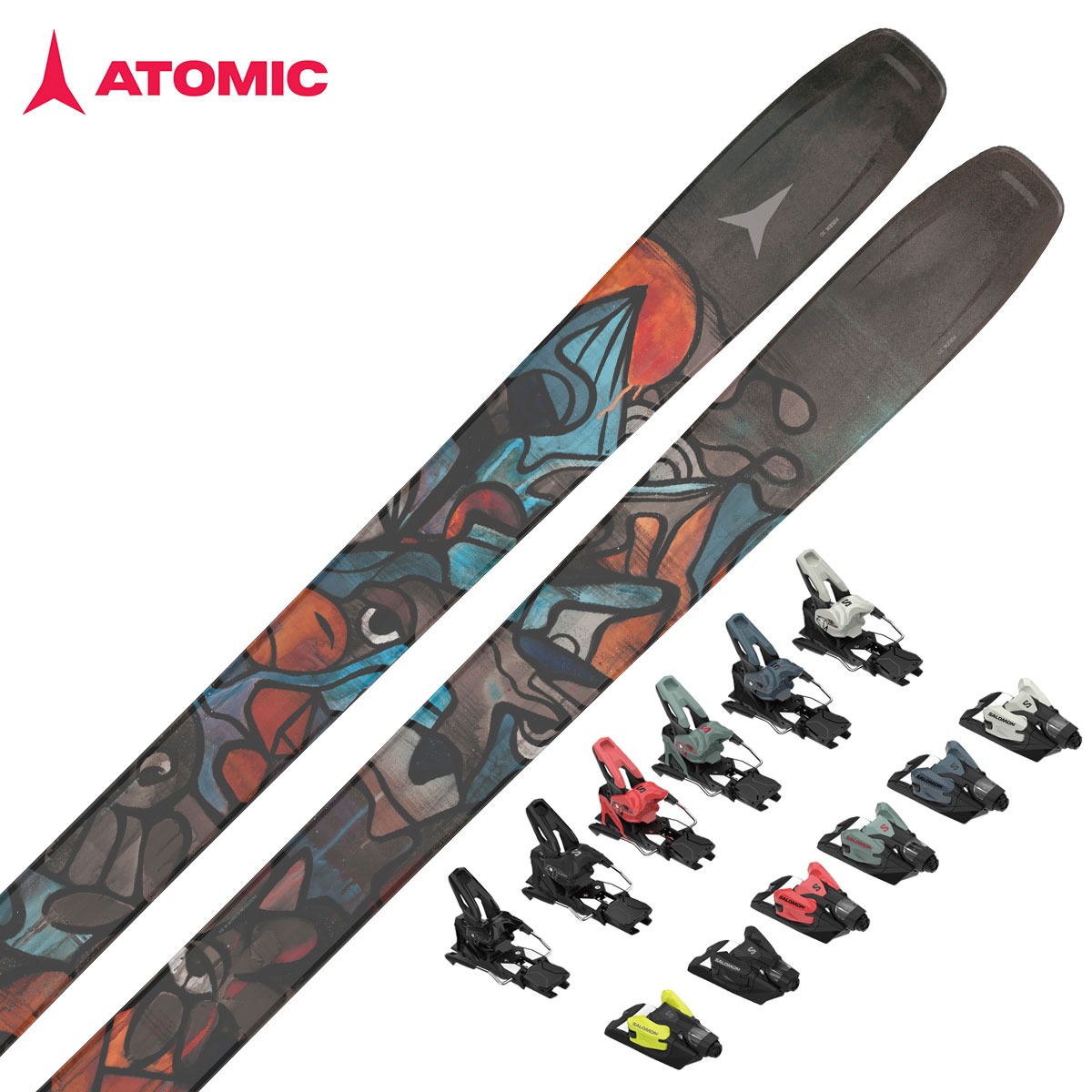 ATOMIC〔滑雪板〕＜2026＞BENT 100 / AA0030694 / + <27>SALOMON STRIVE 14 GW