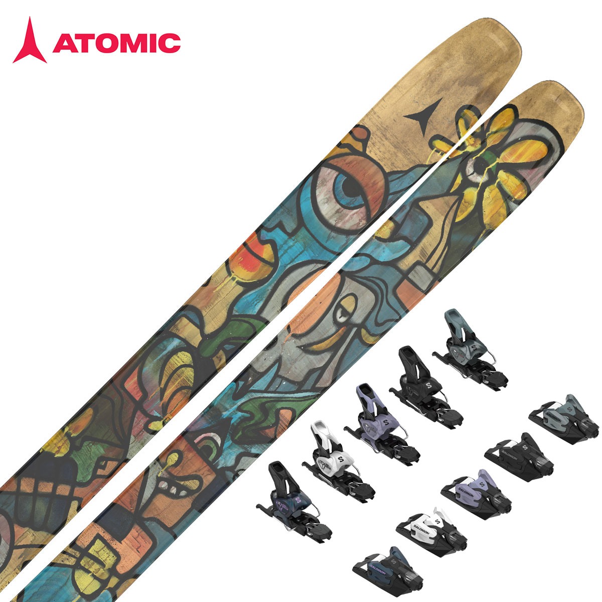 ATOMIC〔滑雪板〕＜2026＞BENT CHETLER 120 / AA0030690 / + <27>SALOMON STRIVE 12 GW