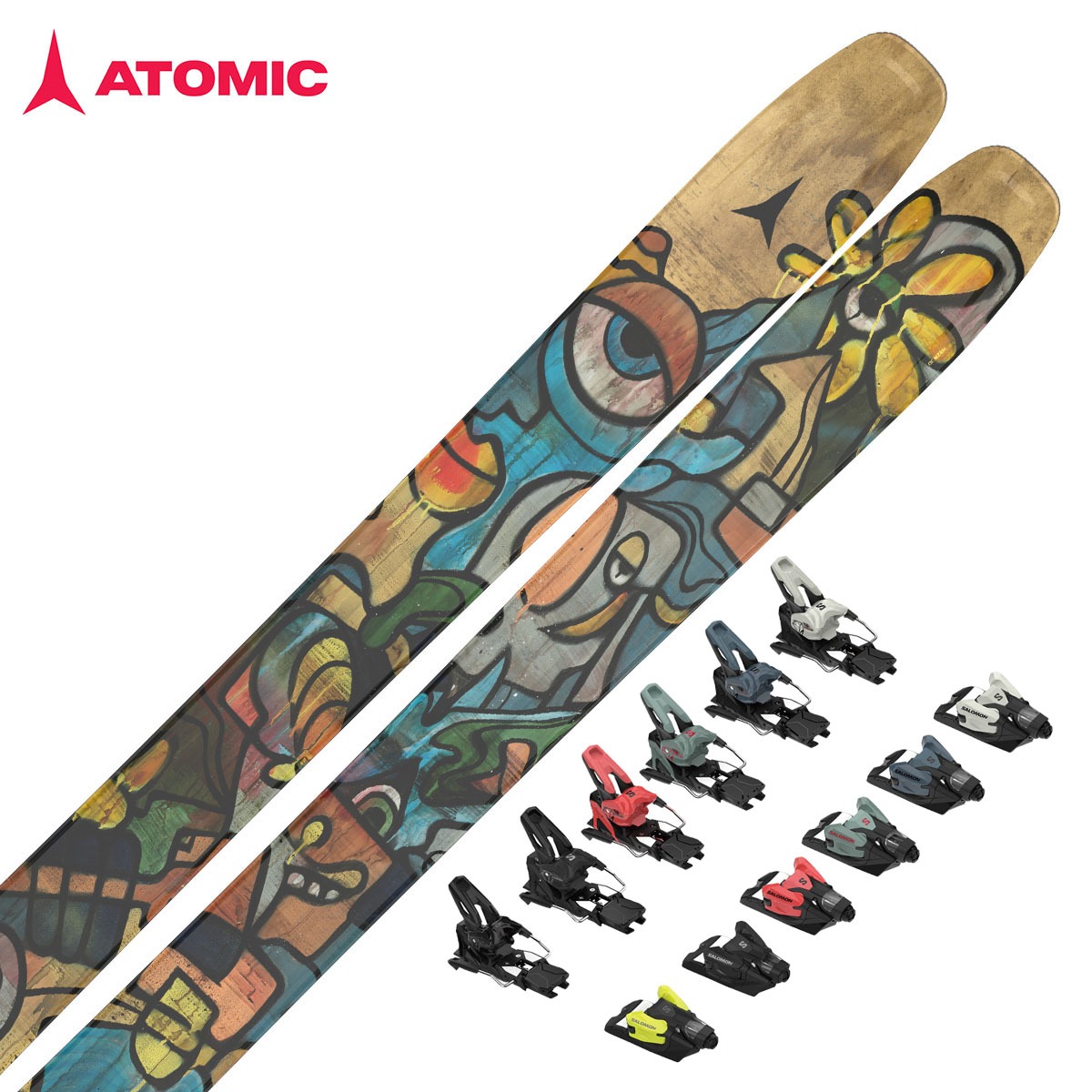 ATOMIC〔滑雪板〕＜2026＞BENT CHETLER 120 / AA0030690 / + <27>SALOMON STRIVE 14 GW