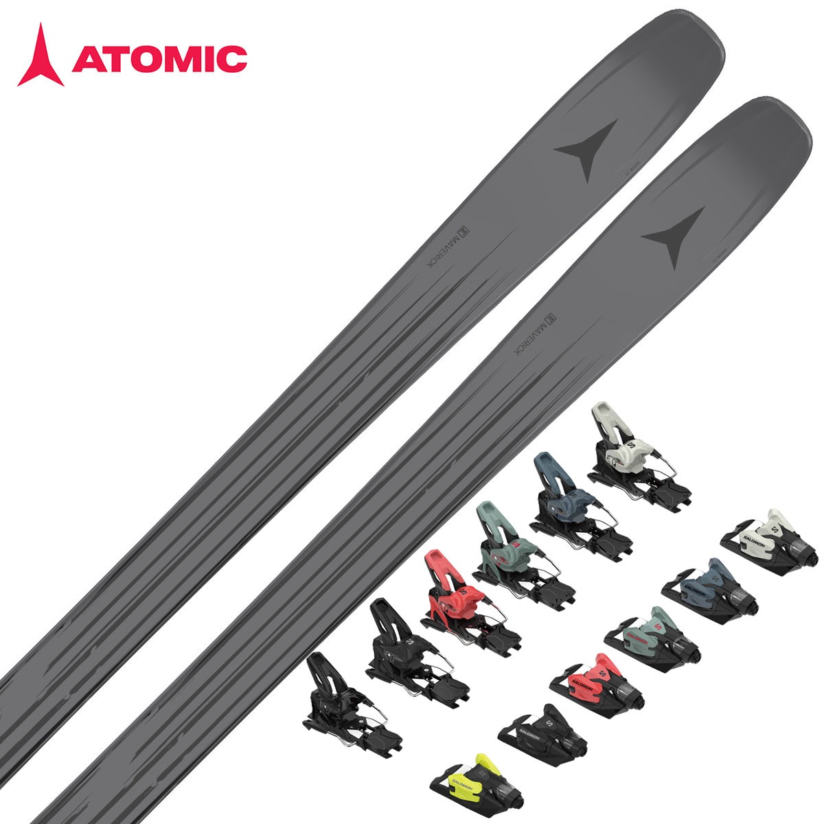 ATOMIC〔滑雪板〕＜2026＞MAVERICK 88 CTI / AA0030684 / + <27>SALOMON STRIVE 14 GW