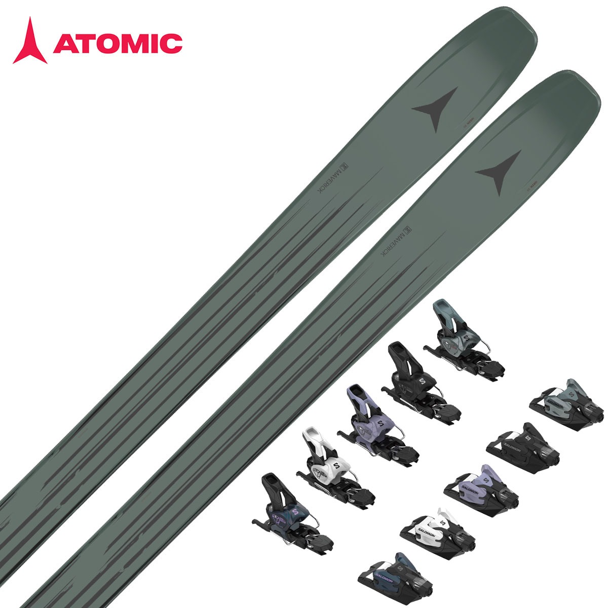 ATOMIC〔滑雪板〕＜2026＞MAVERICK 96 CTI / AA0030682 / + <27>SALOMON STRIVE 12 GW