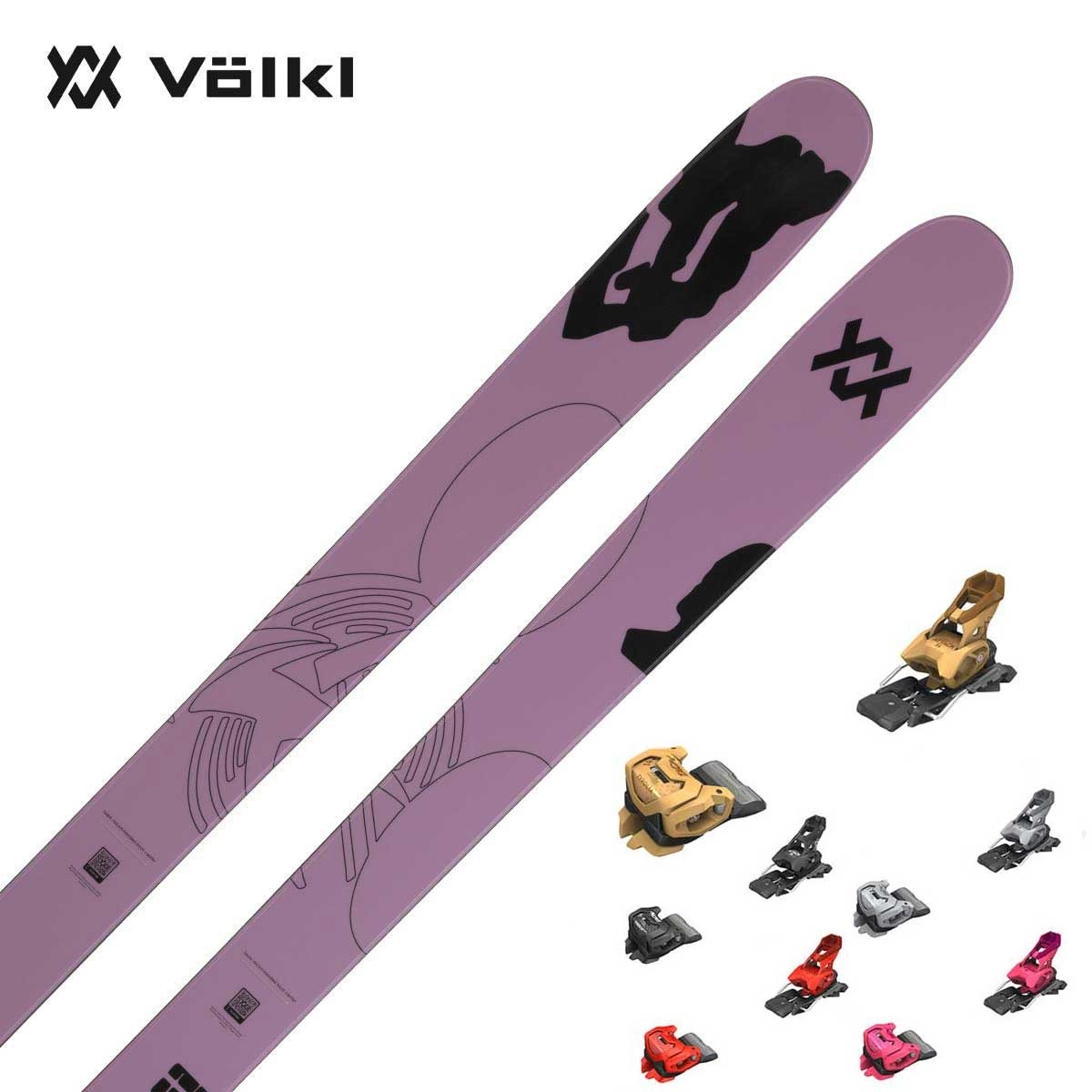 【特殊原因不能发中国】VOLKL〔滑雪板〕＜2026＞REVOLT 96 / [V2510155.000 ] + <27>ATTACK 14 GW