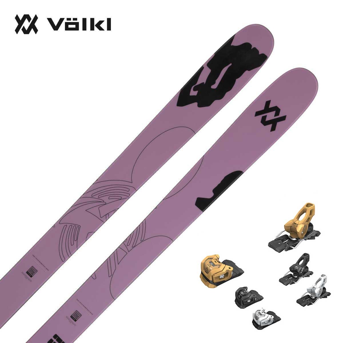 VOLKL〔滑雪板〕＜2026＞REVOLT 96 / [V2510155.000 ] + <27>ATTACK LYT 11 GW