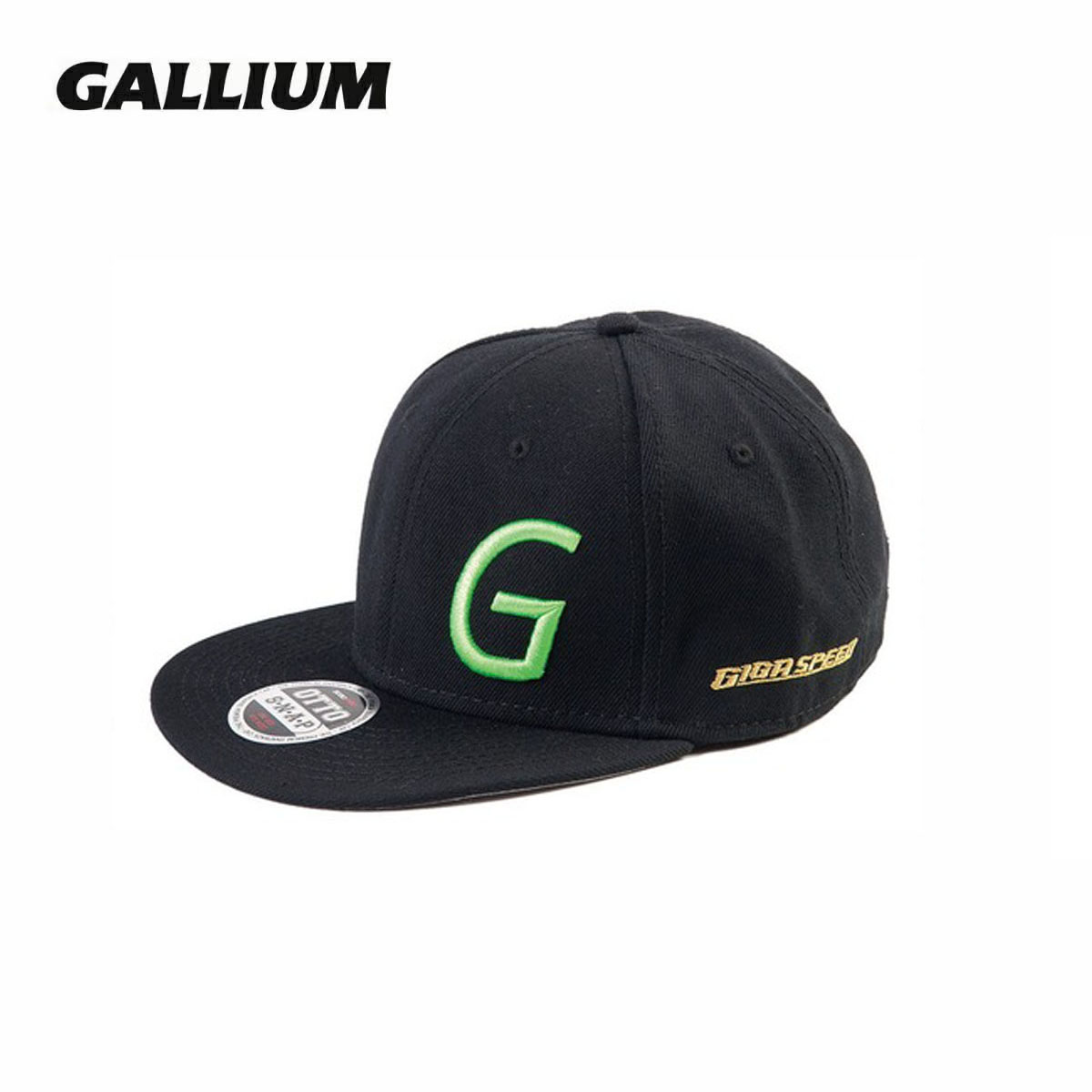 GALLIUM〔鴨舌帽〕＜2027＞GA Flat Visor Cap (BK) / KC0071