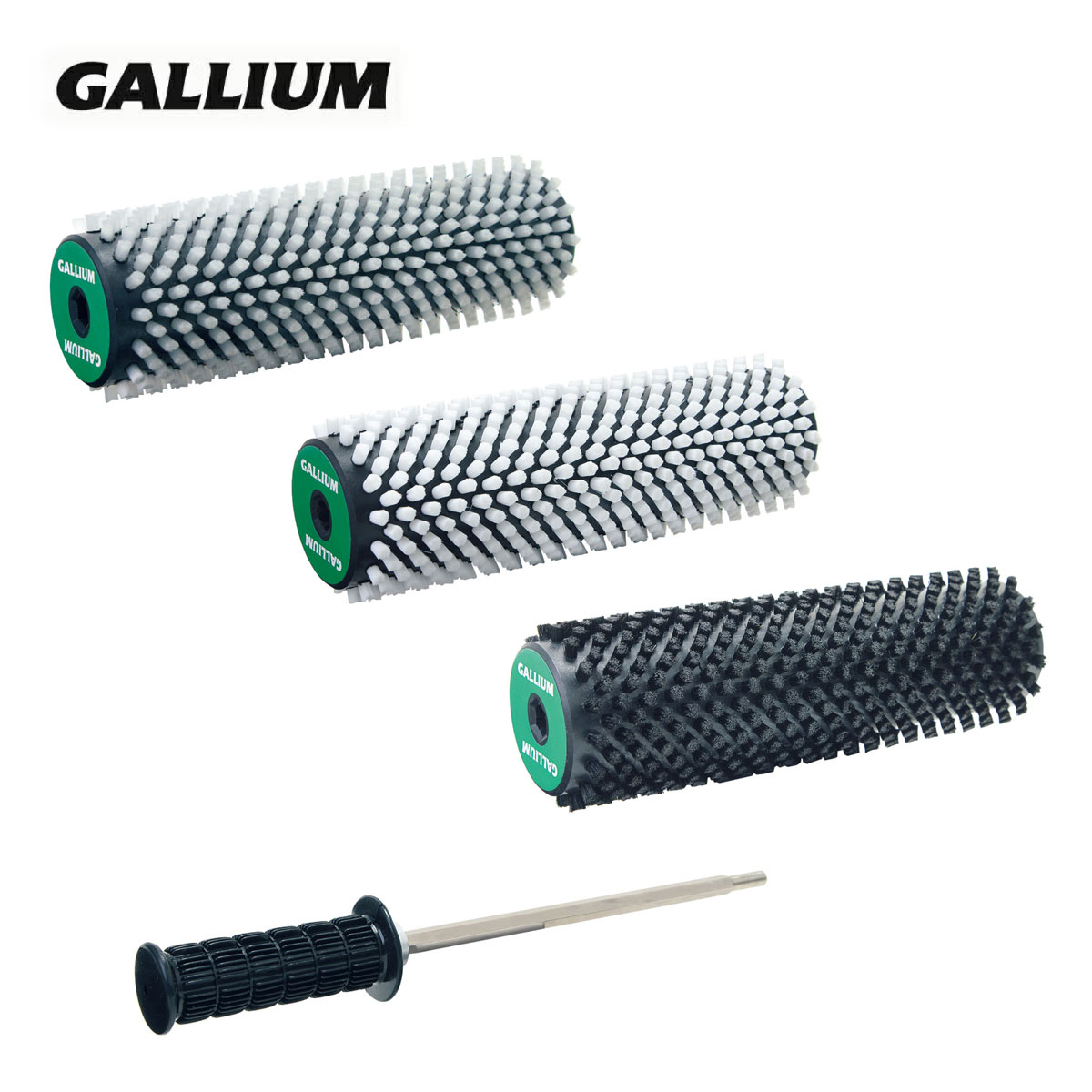 GALLIUM〔雪具保养用品〕＜2027＞Roto Brush set A(Handle、BH&NH mix、NH、NS) / 000187