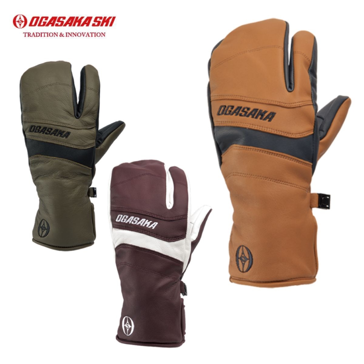 〔20261029〕【No Overseas Shipping】OGASAKA〔Ski Gloves〕＜2027＞GM / BUR / 13200430L
