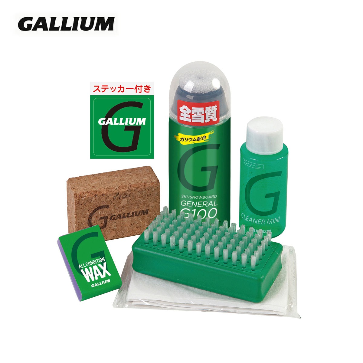 【无法发往海外】GALLIUM〔滑雪板蜡〕＜2027＞GENERAL・G SET / SY0003