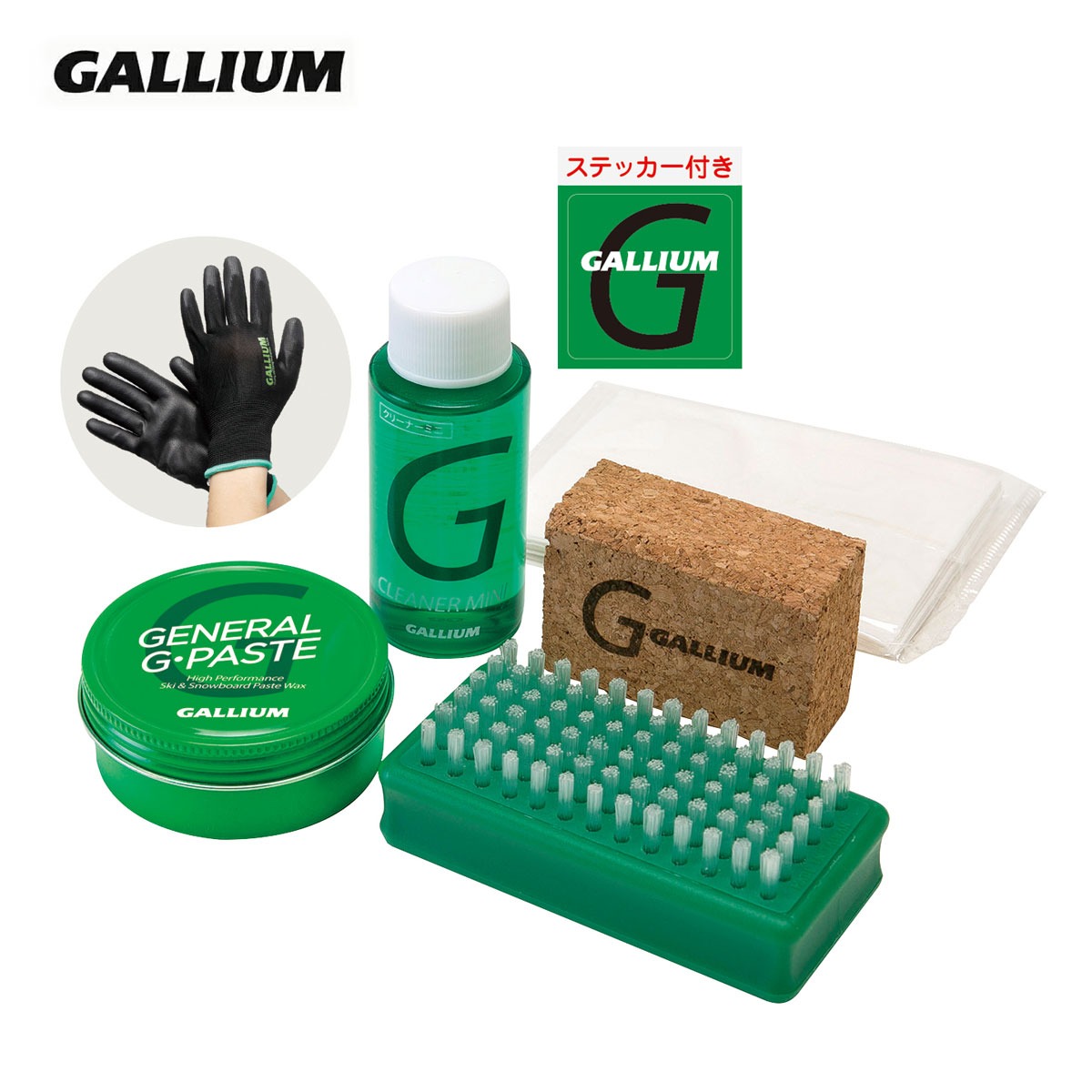 【无法发往海外】GALLIUM〔滑雪板蜡〕＜2027＞GENERAL・G PasteSET / SY0005