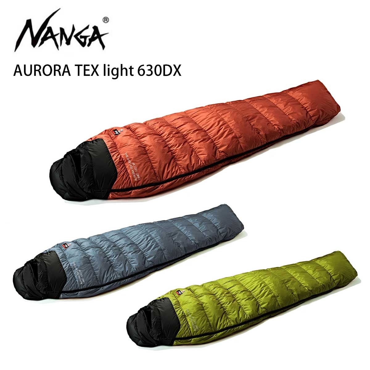 〔20261029〕NANGA〔Sleeping Bag〕＜2026＞AURORA TEX LIGHT 630DX / N2620-2A033E