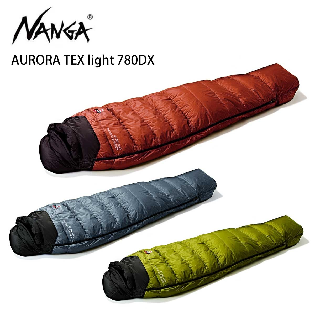 〔20261029〕NANGA〔Sleeping Bag〕＜2026＞AURORA TEX LIGHT 780DX / N2620-2A034E