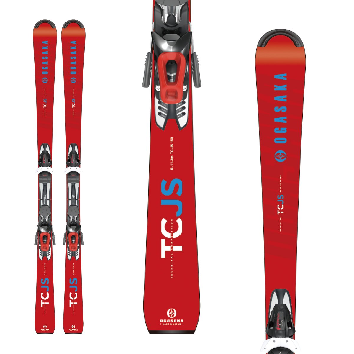 No Overseas Shipping】OGASAKA〔Kids Junior〕TC-JS TX10 GW BK／WT／RD +Power Pro  Plate9 - 2023 - Ski Shop - Japanese Brand Ski Gear and Skiwear Top Retailer  - Tanabe Sports