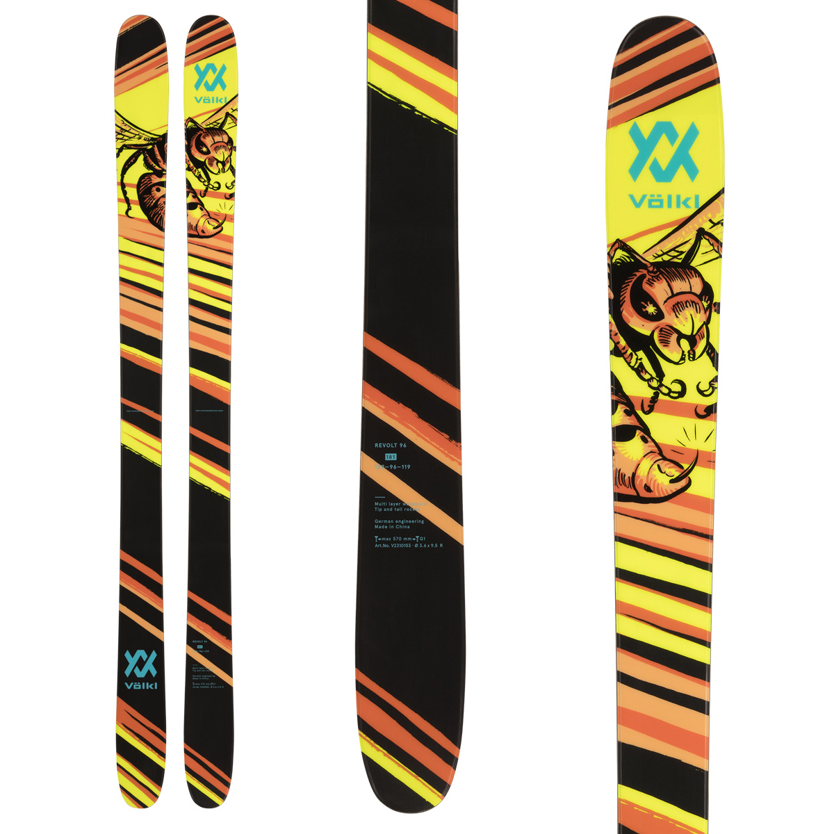 Volkl Revolt 96 Skis - Men's - 2024 model