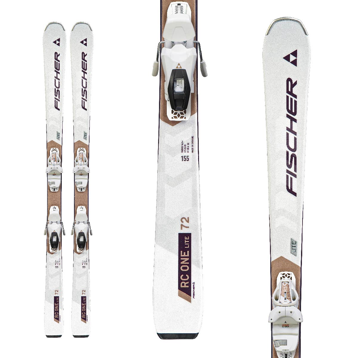 FISCHER〔Women's All Mountain Skis〕＜2024＞RC ONE LITE 72 SLR