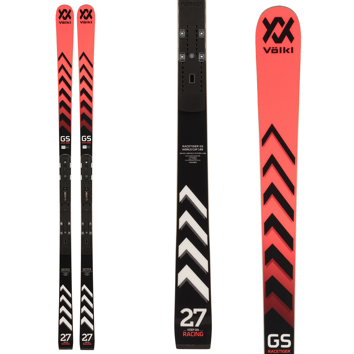 VOLKL RACETIGER GS WC MASTERS + XCOMP 16 - 202 - Ski Shop