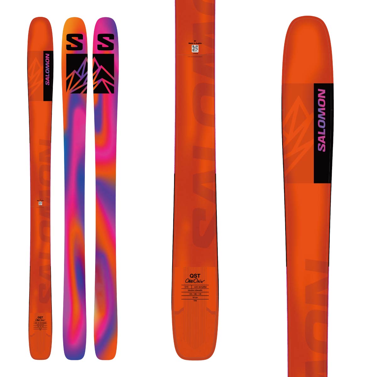 SALOMON QST One-O-Six 106 173cm QST 106 Skis 2024