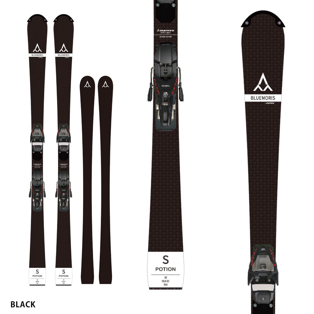 Bluemoris〔Skis〕＜2025＞S-POTION + BM PLATE+COMP12 - Ski Shop 