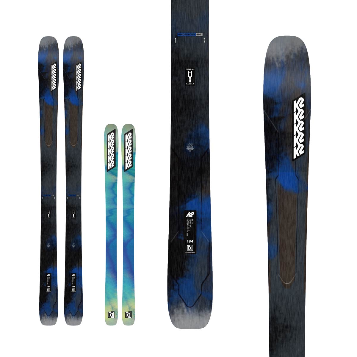 ケーツー K2 MINDBENDER 99Ti 184cm　5回使用のみ K2 Mindbender 99Ti Men's Skis 2025 | K2 Skis and K2 Snowboarding