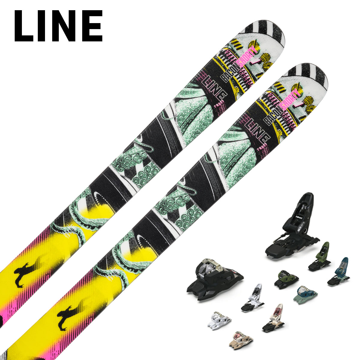 【特殊原因不能发海外】LINE〔滑雪板〕＜2025＞BACON SHORTY / [LN2401920] + SQUIRE 11