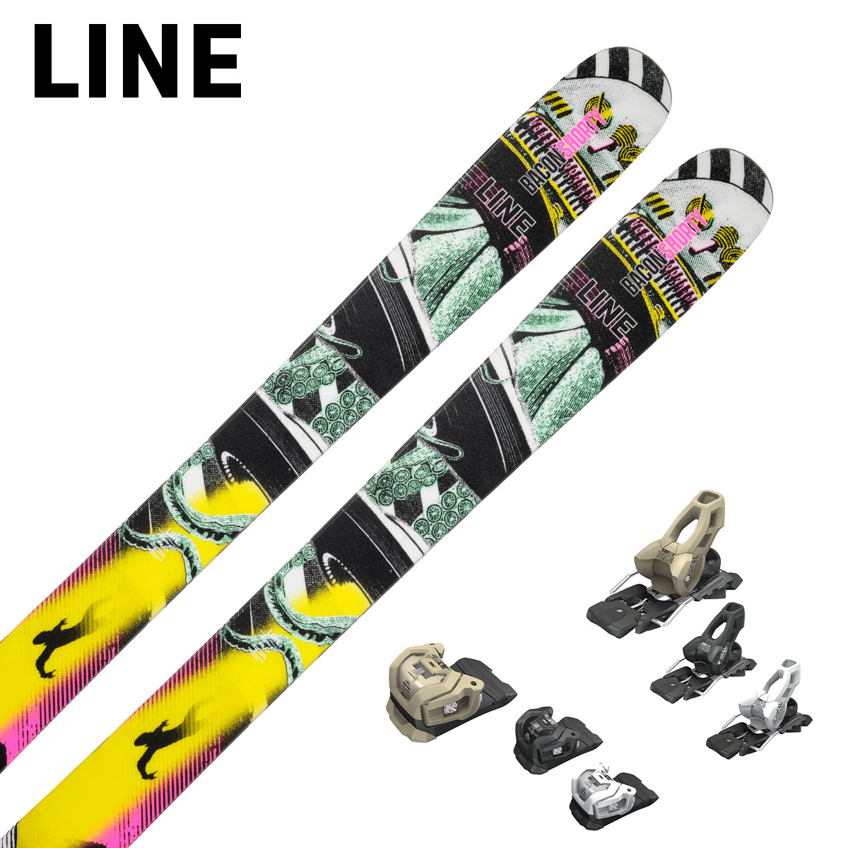 【特殊原因不能发海外】LINE〔滑雪板〕＜2025＞BACON SHORTY / [LN2401920] + ATTACK LYT 11 GW