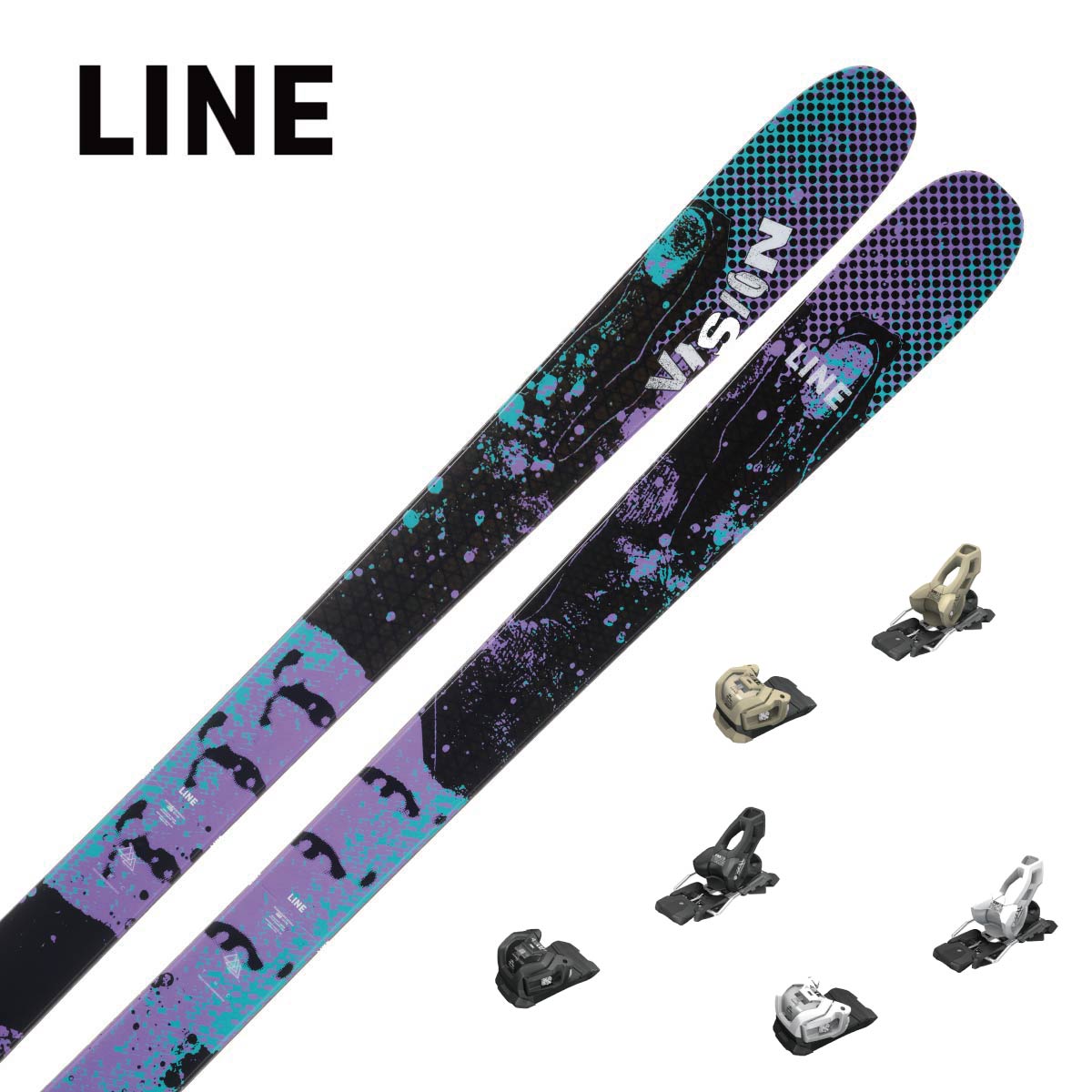 LINE〔滑雪板〕＜2025＞VISION 96 + ATTACK LYT 11 GW