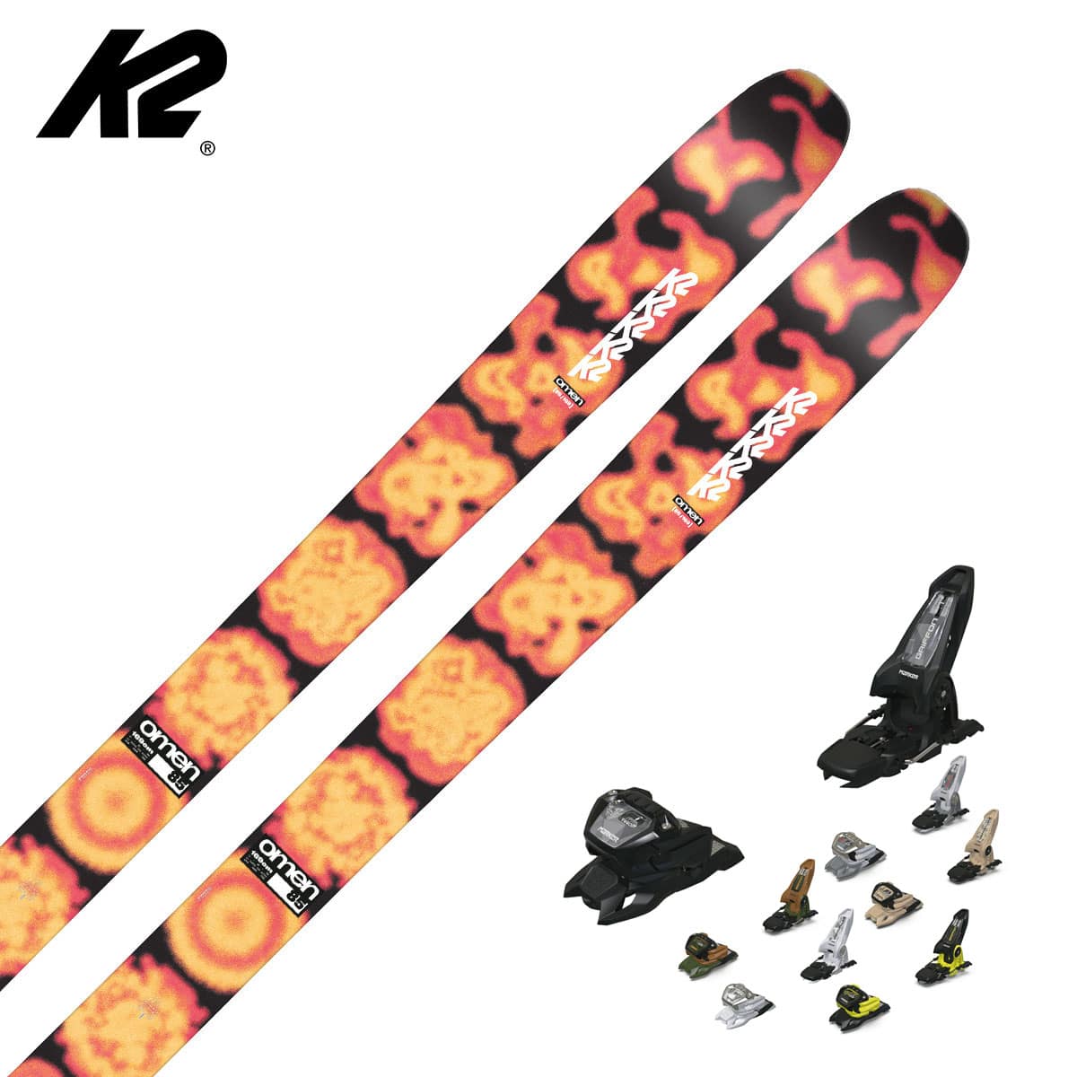 【特殊原因不能发中国】K2〔滑雪板〕＜2025＞OMEN 85 + GRIFFON 13
