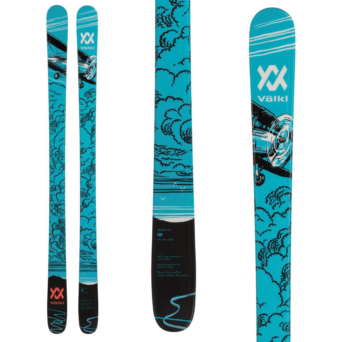 VOLKL〔Skis〕＜2024＞REVOLT 81 / V2310162000 + GRIFFON 13 - Ski