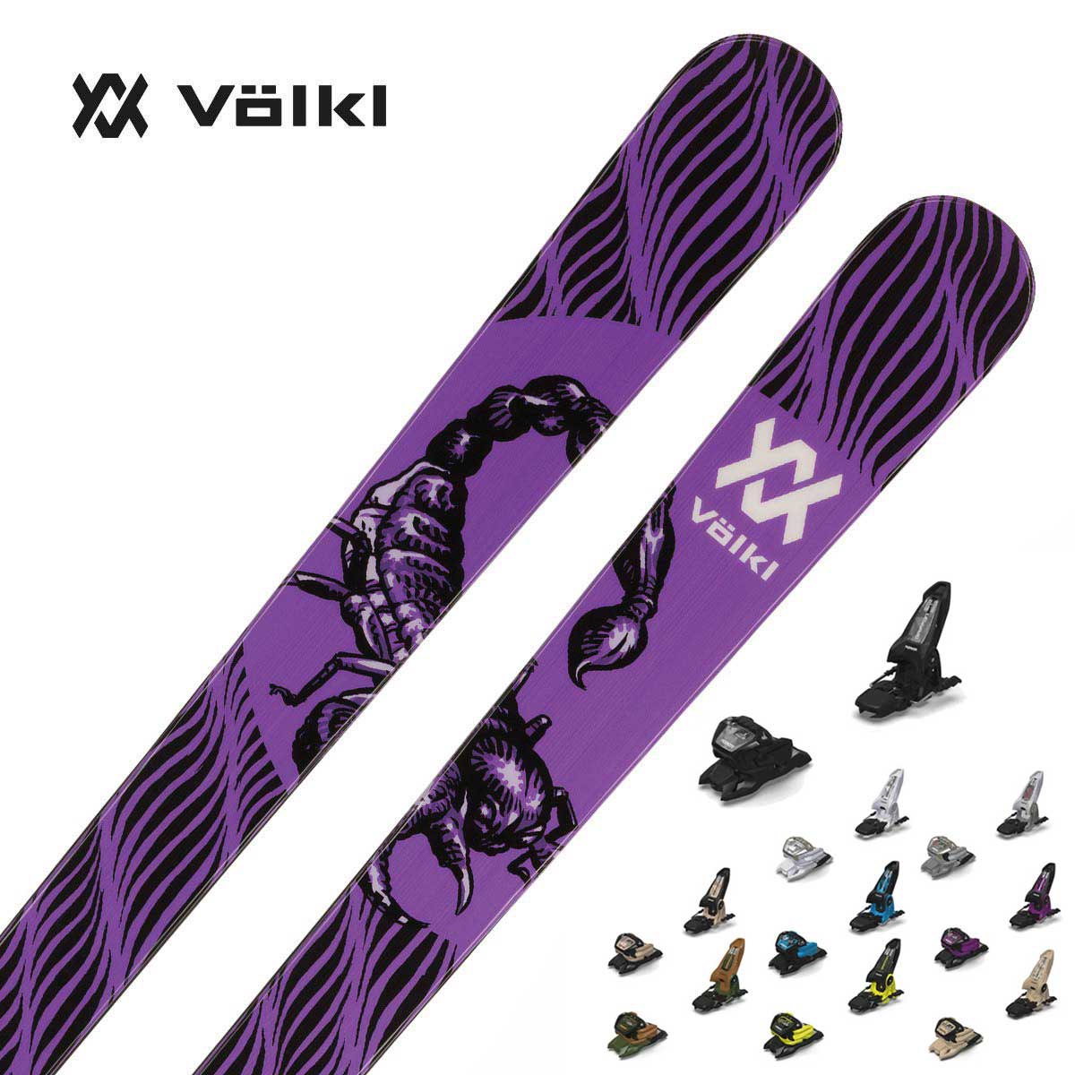 Völkl REVOLT 172 Volkl Revolt Jr Hopper Youth Skis + vMotion 7.0 GW Bindings 2024