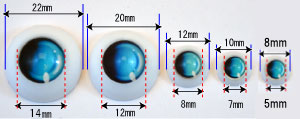 eye sizes