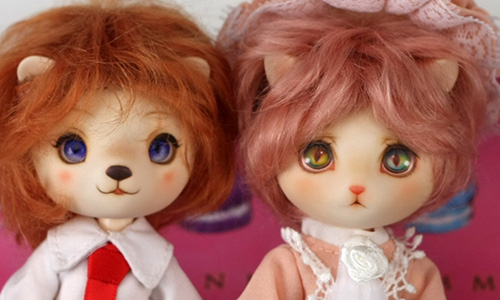 Dolls with animal heads deals