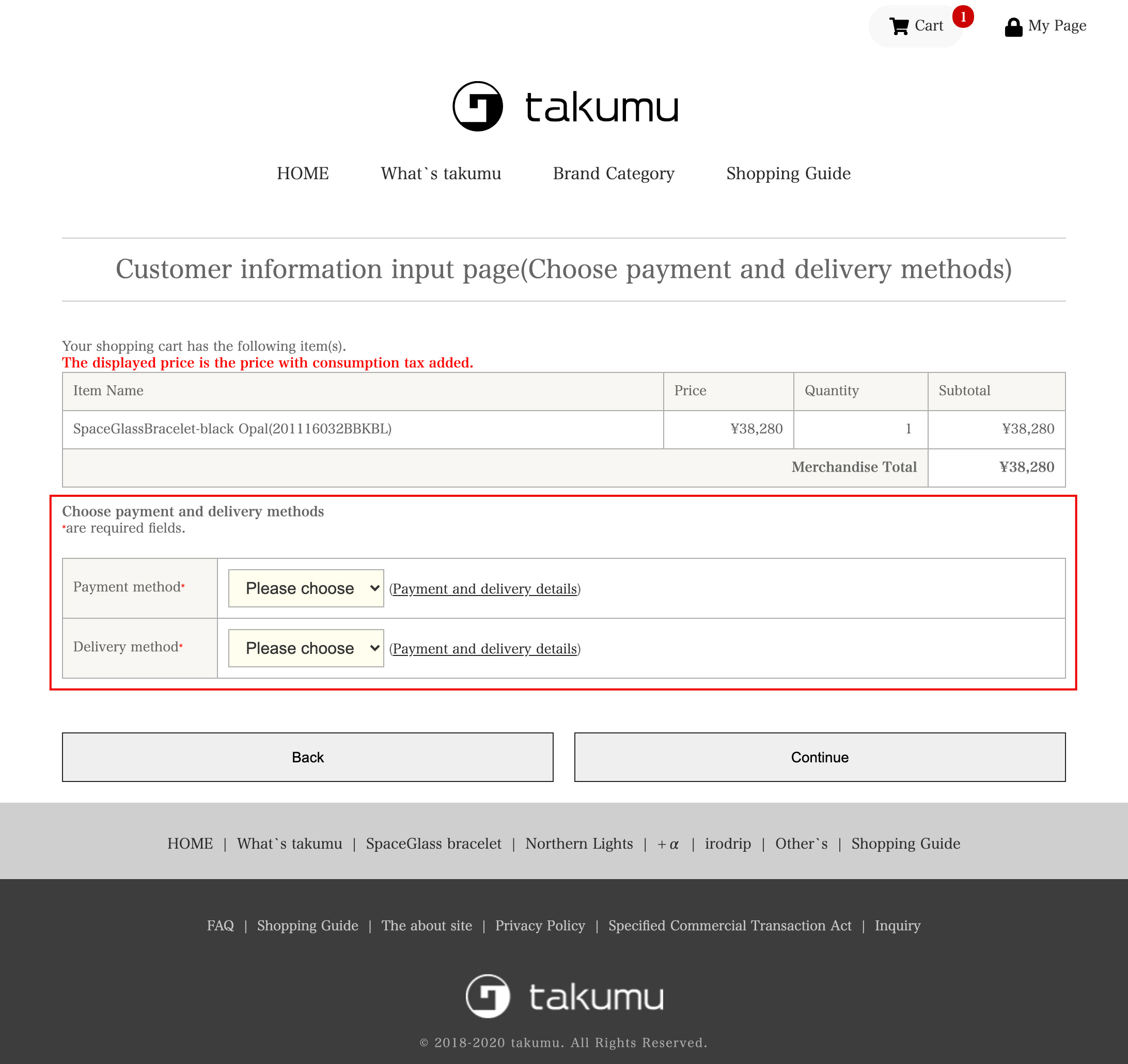 photo:(7) Selection of payment method