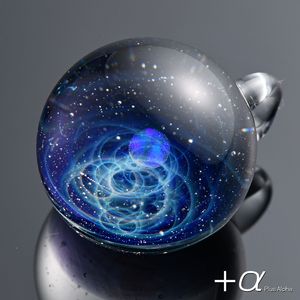 SpaceGlassPendant-crystal Opal
