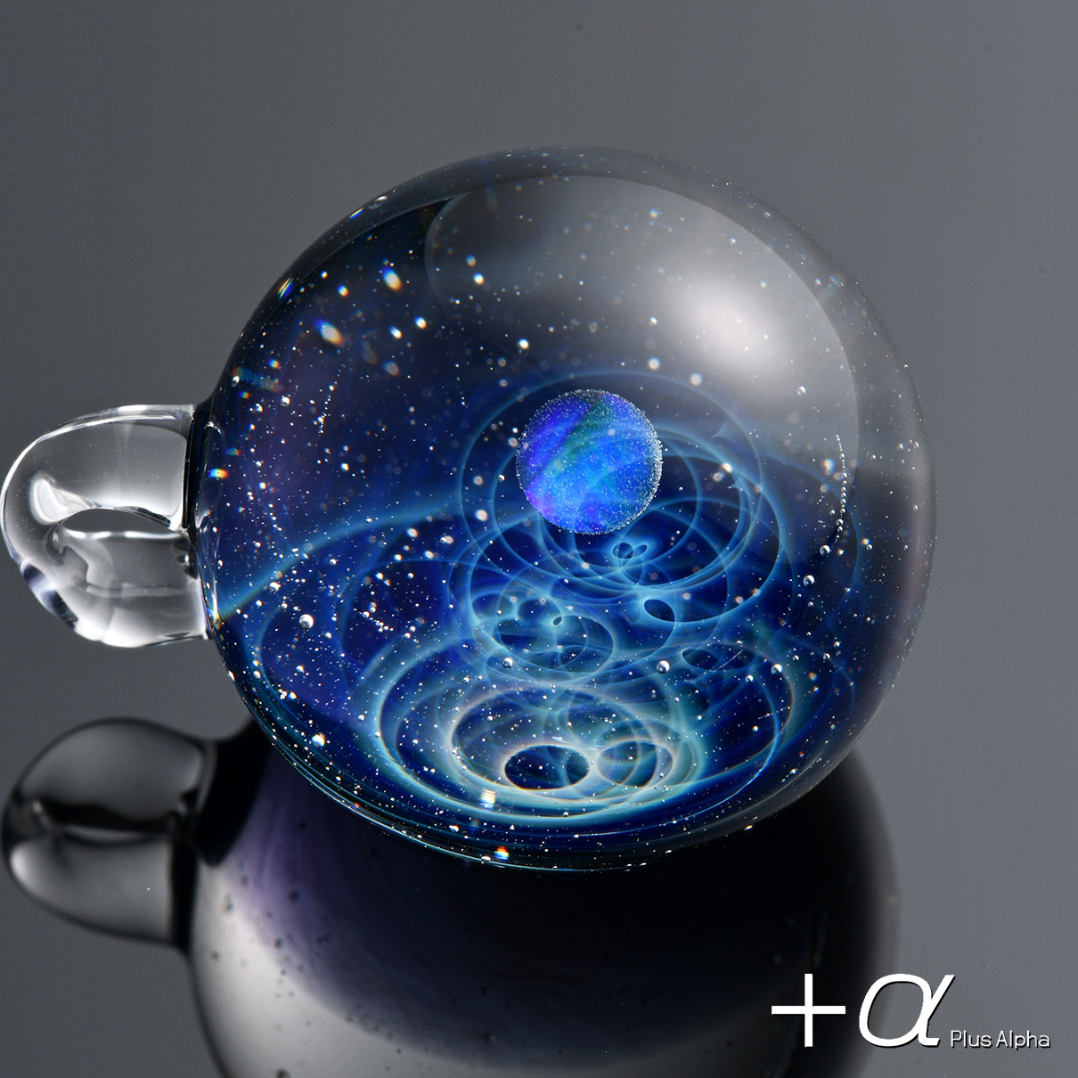 SpaceGlassPendant-crystal Opal