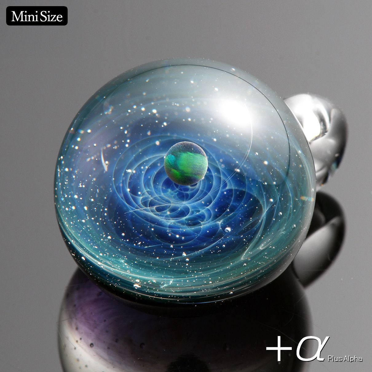 SpaceGlass Pendant Mini-black Opal