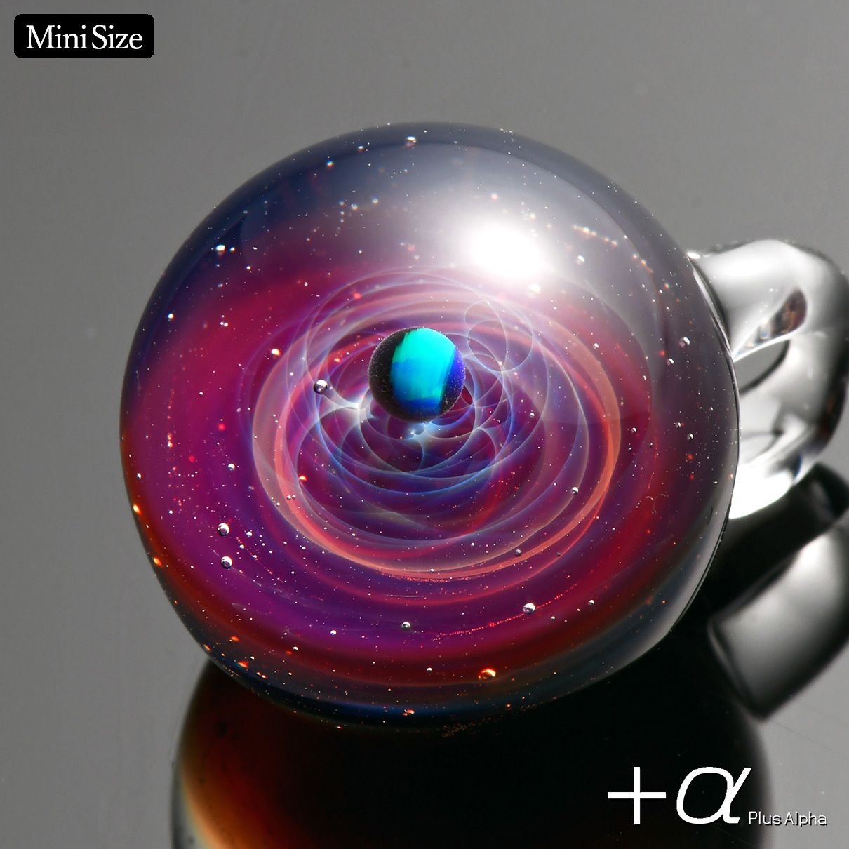 SpaceGlass Pendant Mini-black Opal